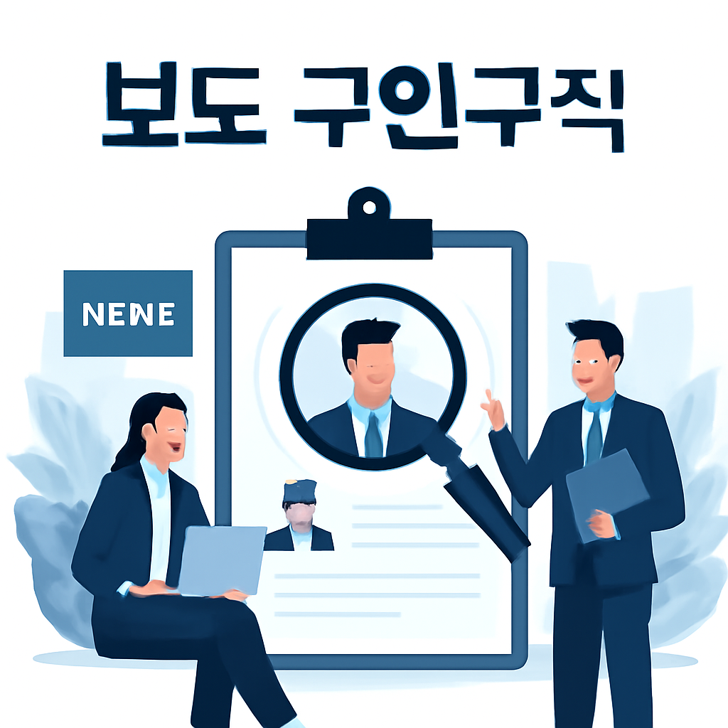 보도 구인구직: 서울 언론사 기자 채용 공고와 취재·편집 기자 모집 현황