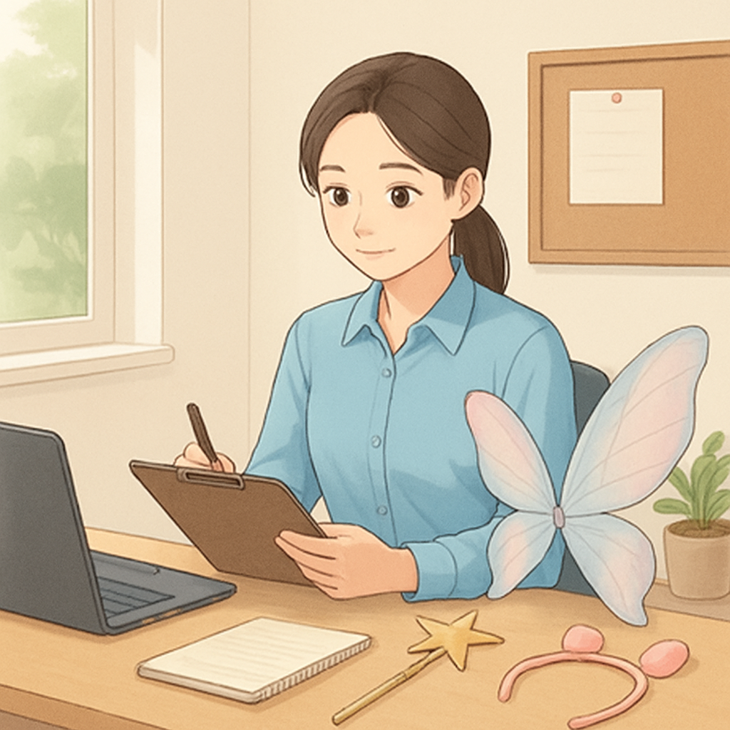 이벤트 회사 요정 아르바이트 면접 준비 이미지