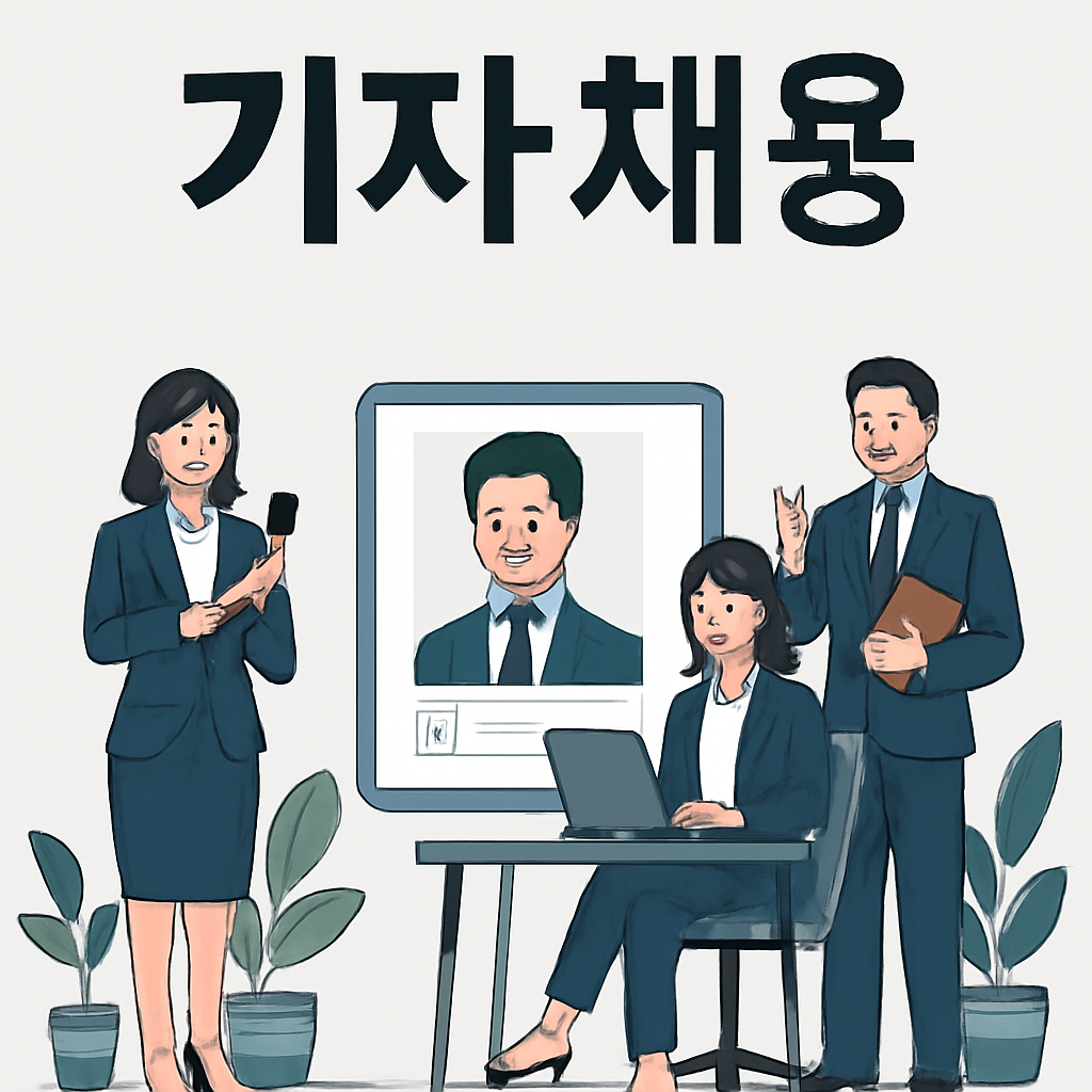 기자 채용 이미지