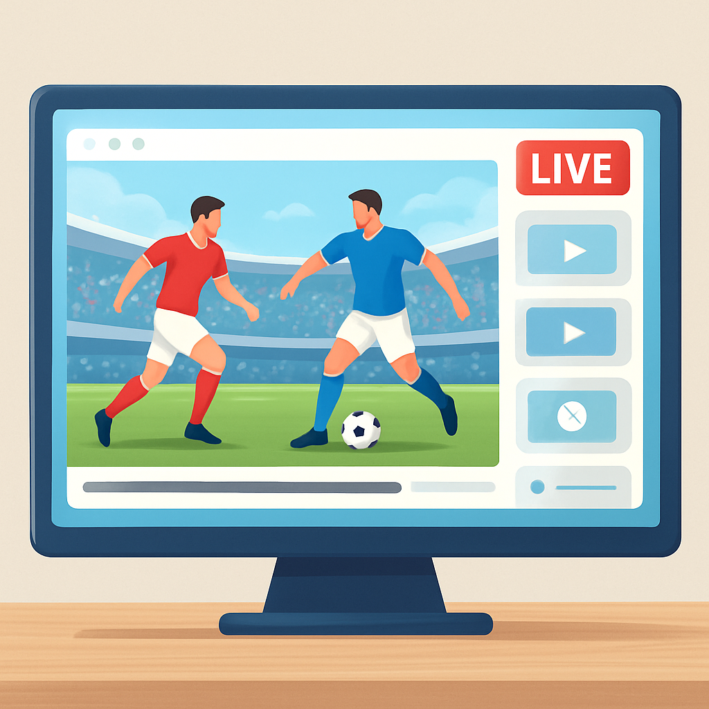 온라인 스포츠 중계 사이트 이미지