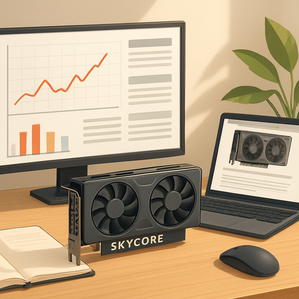 스카이코어 성능 벤치마크와 리뷰 이미지