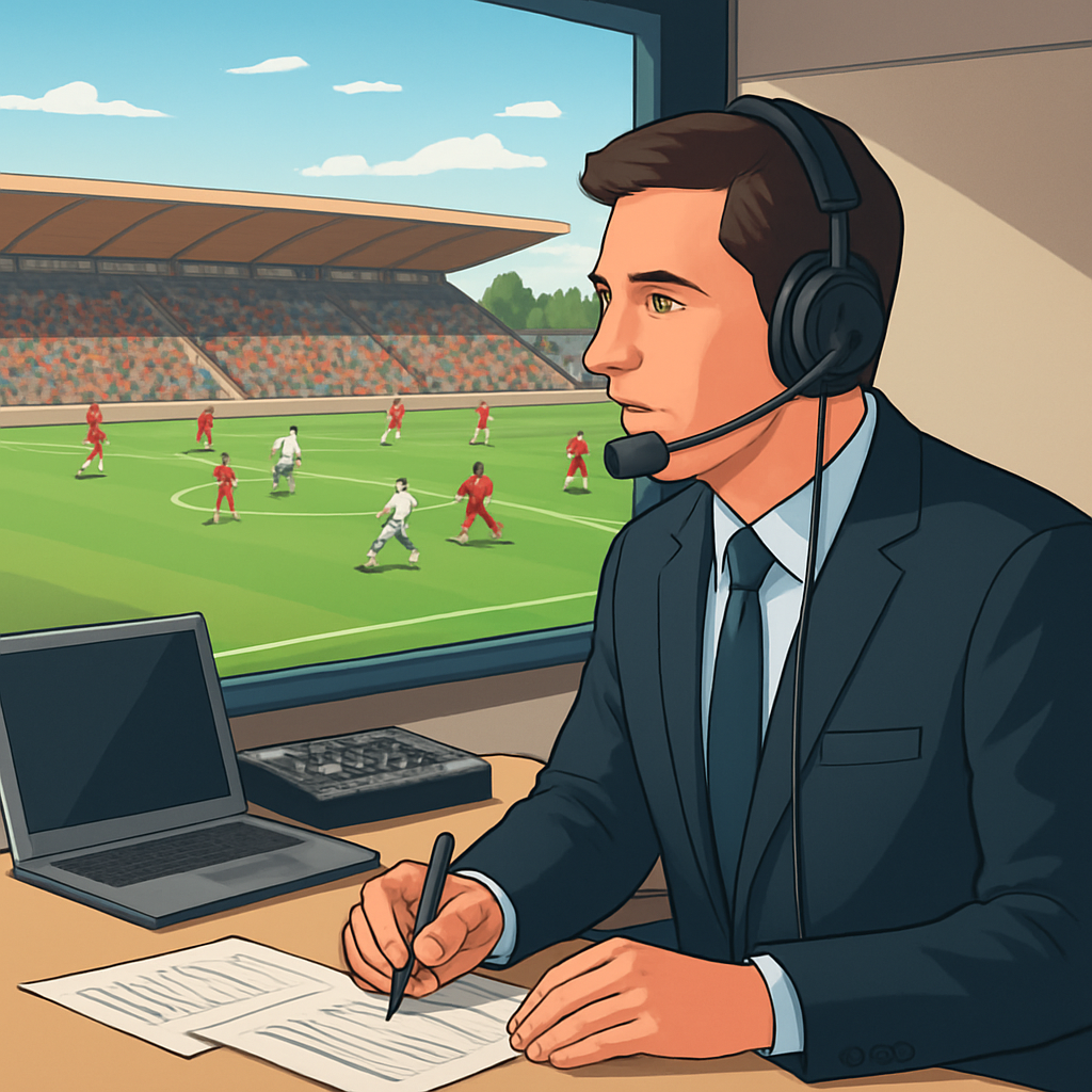 스포츠 중계 방송 이미지