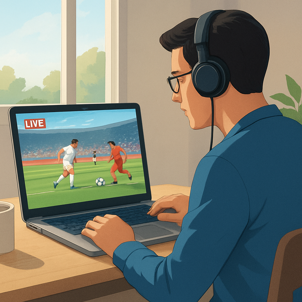 온라인 스포츠 중계 이미지