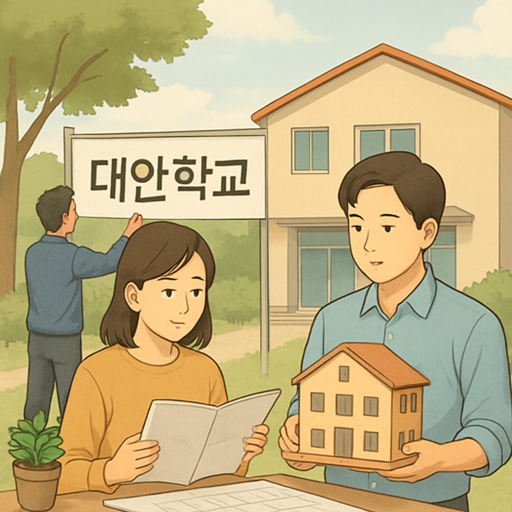 한국에서 대안학교 설립하는 방법 이미지