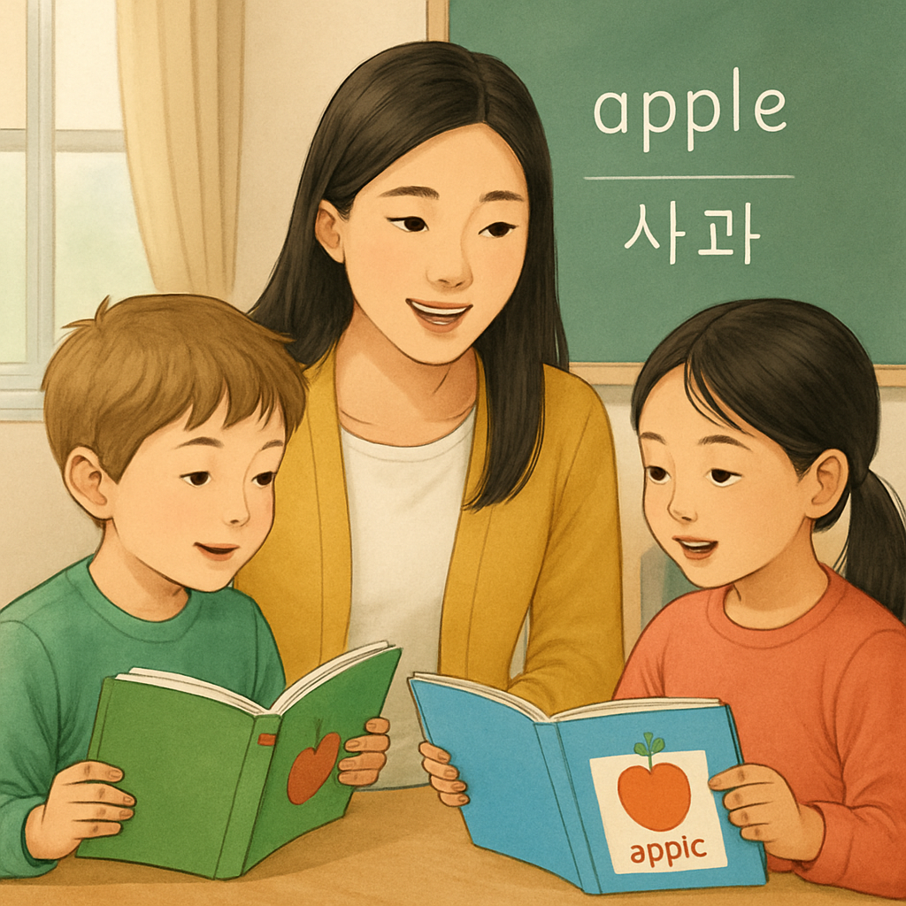 이중언어 교육 이미지