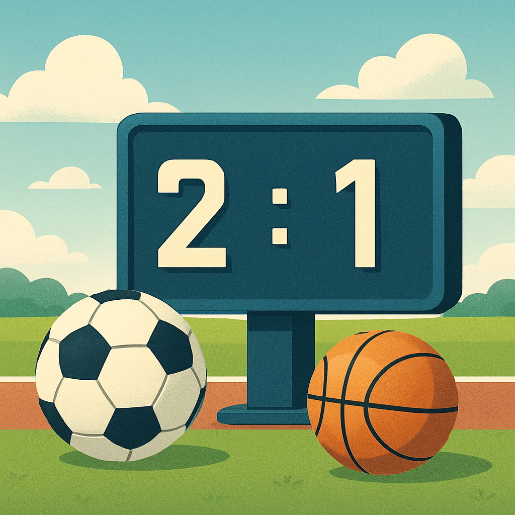 경기별 실시간 스코어 이미지